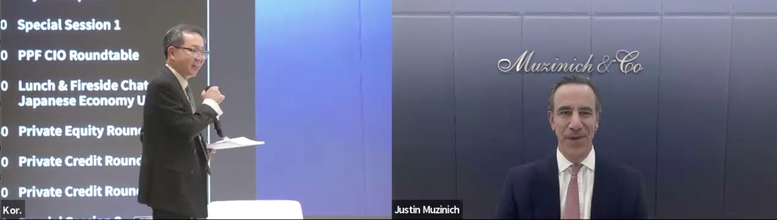 Professor Chung interviews Justin Muzinich